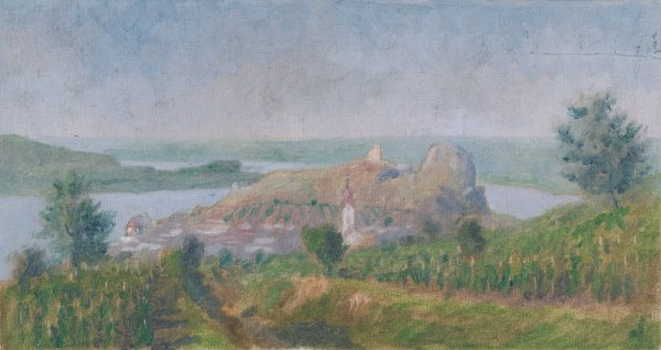 Seascape  by Dezider Czolder - Hand-Painted Oil Painting Reproduction