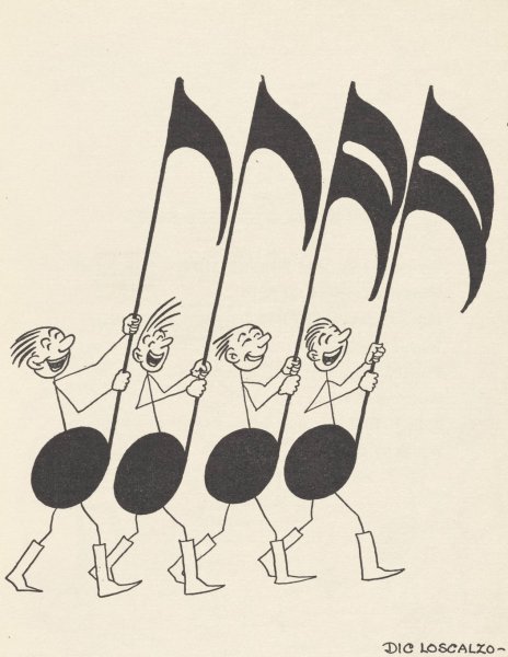 Music rhymes pl5  by Dic Loscalzo - Hand-Painted Oil Painting Reproduction