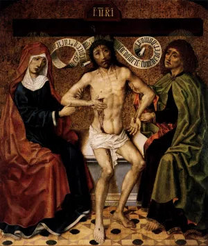 Pieta by Diego De La Cruz Oil Painting