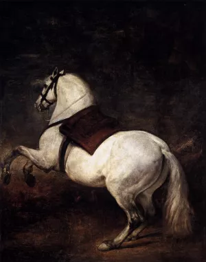 A White Horse by Diego Velazquez - Oil Painting Reproduction