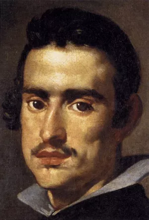 A Young Man Detail painting by Diego Velazquez