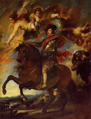 Allegorical Portrait of Philip IV Oil painting by Diego Velazquez