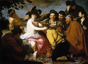 Bacchus aka the Drunken painting by Diego Velazquez