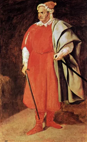 Buffoon Barbarroja painting by Diego Velazquez