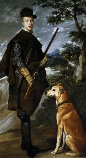 Cardinal Infante Don Fernando as a Hunter by Diego Velazquez - Oil Painting Reproduction