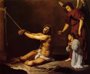 Christ and the Christian Soul by Diego Velazquez - Oil Painting Reproduction