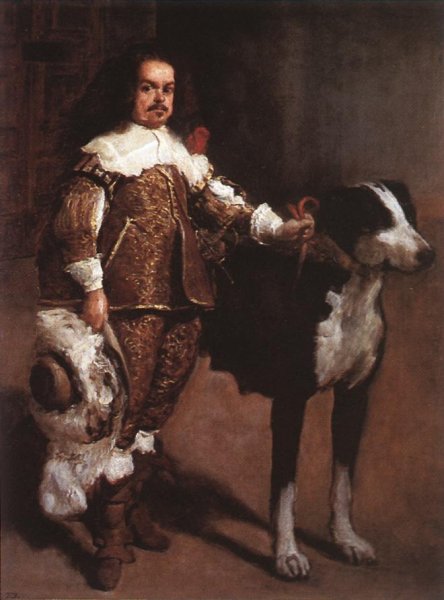 Court Dwarf Don Antonio el Ingles by Diego Velazquez - Hand-Painted Oil Painting Reproduction