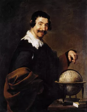 Democritus by Diego Velazquez Oil Painting