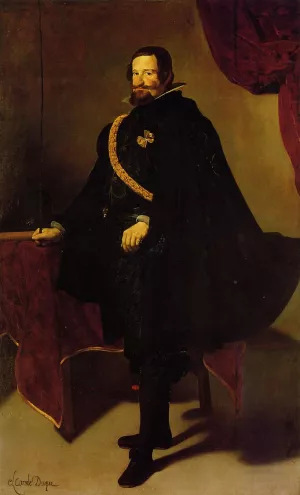 Don Gaspar de Guzman, Count of Olivares and Duke of San Lucar la Mayor by Diego Velazquez - Oil Painting Reproduction