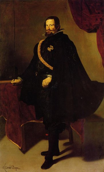 Don Gaspar de Guzman, Count of Olivares and Duke of San Lucar la Mayor by Diego Velazquez - Hand-Painted Oil Painting Reproduction