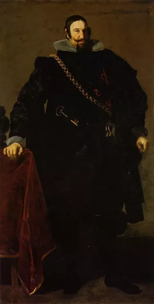 Don Gaspar de Guzman, Count of Oliveres and Duke of San Lucar la Mayor by Diego Velazquez - Oil Painting Reproduction
