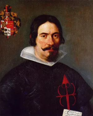 Francisco Bandres de Abarca by Diego Velazquez - Oil Painting Reproduction
