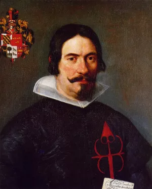 Francisco Bandres de Abarca Oil painting by Diego Velazquez