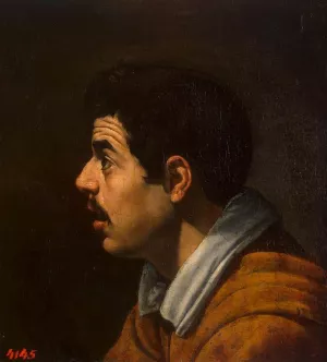 Head of a Man by Diego Velazquez Oil Painting