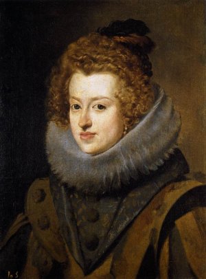 Infanta Doa Mara, Queen of Hungary by Diego Velazquez Oil Painting