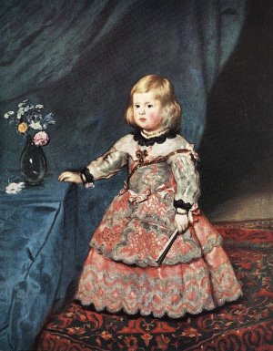 Infanta Marguarite Therese Oil painting by Diego Velazquez