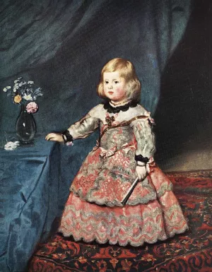 Infanta Marguarite Therese Oil painting by Diego Velazquez