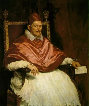 Innocent X by Diego Velazquez - Oil Painting Reproduction