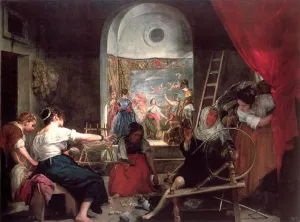 Las Hilanderas by Diego Velazquez Oil Painting