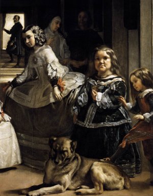 Las Meninas Detail by Diego Velazquez Oil Painting