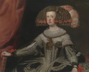 Mariana of Austria by Diego Velazquez Oil Painting