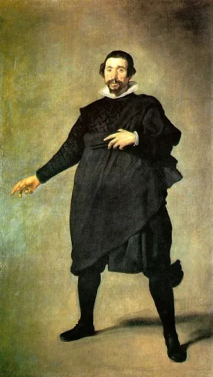 Pablo de Valladolid by Diego Velazquez Oil Painting