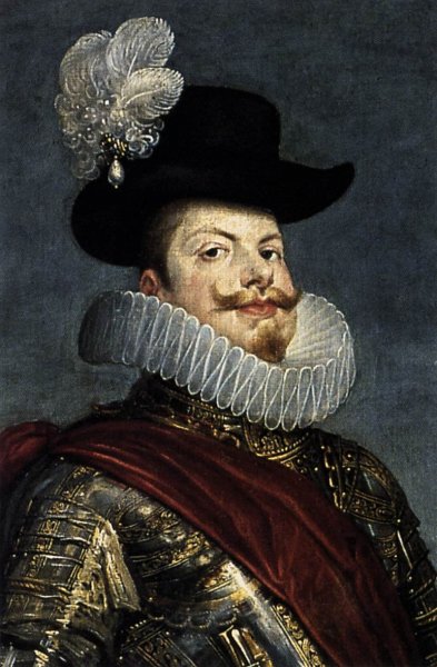Philip III on Horseback Detail by Diego Velazquez - Hand-Painted Oil Painting Reproduction