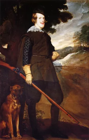 Philip IV as a Hunter by Diego Velazquez Oil Painting