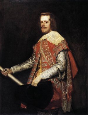 Phillip IV in Army Dress The Portrait of Fraga Oil painting by Diego Velazquez