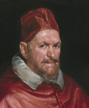 Pope Innocent X by Diego Velazquez Oil Painting