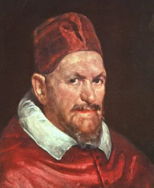 Pope Innocent X by Diego Velazquez Oil Painting