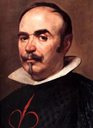 Portrait Detail by Diego Velazquez - Oil Painting Reproduction