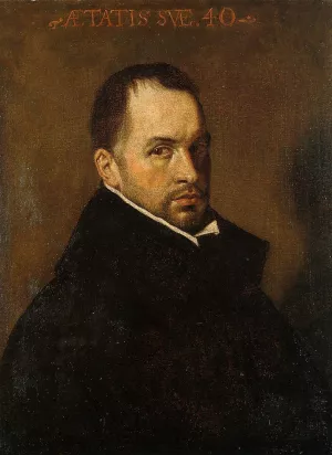 Portrait of a Cleric by Diego Velazquez Oil Painting