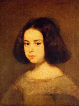 Portrait of a Little Girl Oil painting by Diego Velazquez