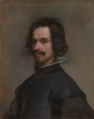 Portrait of a Man, Possibly a Self-Portrait by Diego Velazquez Oil Painting
