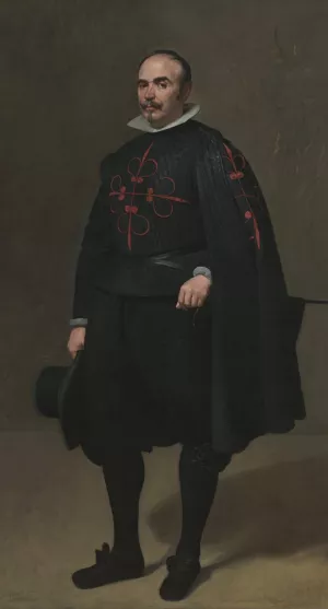 Portrait of Don Pedro de Barberana by Diego Velazquez Oil Painting