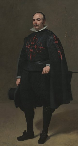 Portrait of Don Pedro de Barberana  by Diego Velazquez - Hand-Painted Oil Painting Reproduction