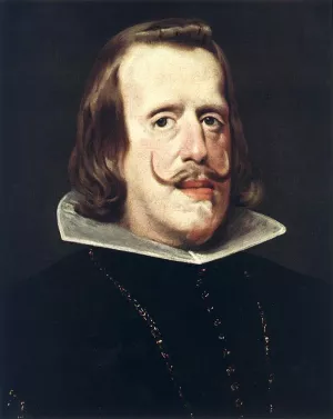 Portrait of Philip IV by Diego Velazquez - Oil Painting Reproduction