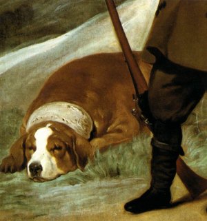 Prince Baltasar Carlos as Hunter Detail by Diego Velazquez Oil Painting