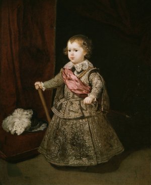 Prince Baltasar Carlos in Silver by Diego Velazquez Oil Painting