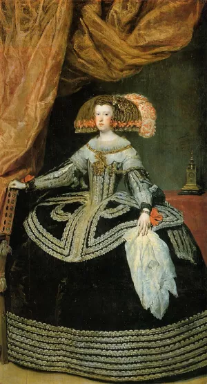 Queen Mariana by Diego Velazquez Oil Painting