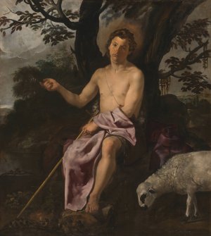 Saint John the Baptist in the Wilderness by Diego Velazquez Oil Painting