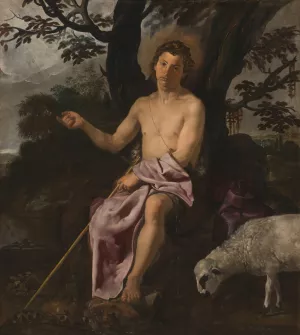 Saint John the Baptist in the Wilderness by Diego Velazquez Oil Painting