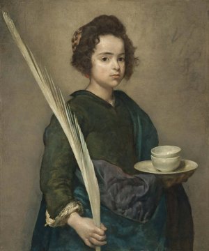 Saint Rufina by Diego Velazquez Oil Painting
