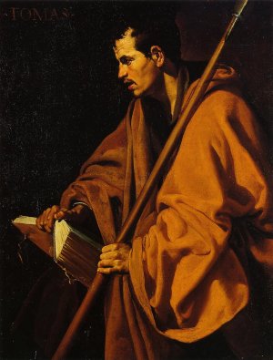 Saint Thomas Oil painting by Diego Velazquez