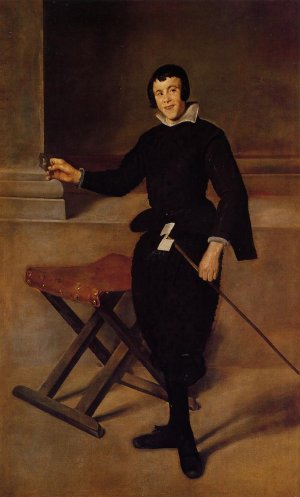 The Buffoon Calabazas Oil painting by Diego Velazquez