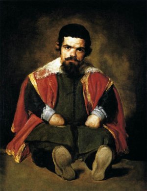 The Dwarf Sebastian de Morra by Diego Velazquez Oil Painting