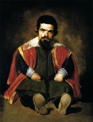 The Dwarf Sebastian de Morra by Diego Velazquez Oil Painting