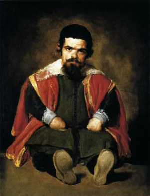 The Dwarf Sebastian de Morra Oil painting by Diego Velazquez