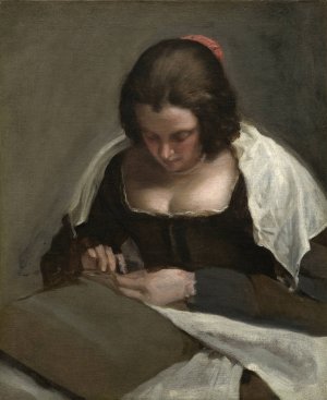 The Needlewoman by Diego Velazquez Oil Painting